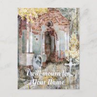 Eternal silence in the cemetery 