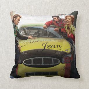 Eternal Speedway Throw Pillow