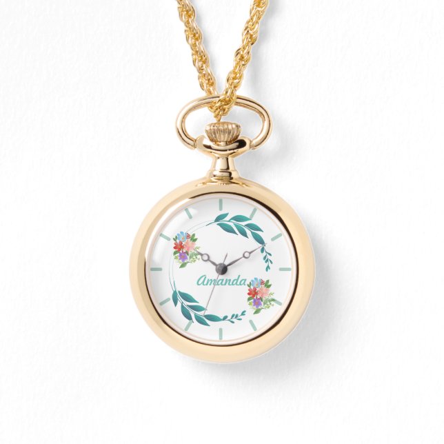 Eternal Spring Colours & Flowers Watch (Front)