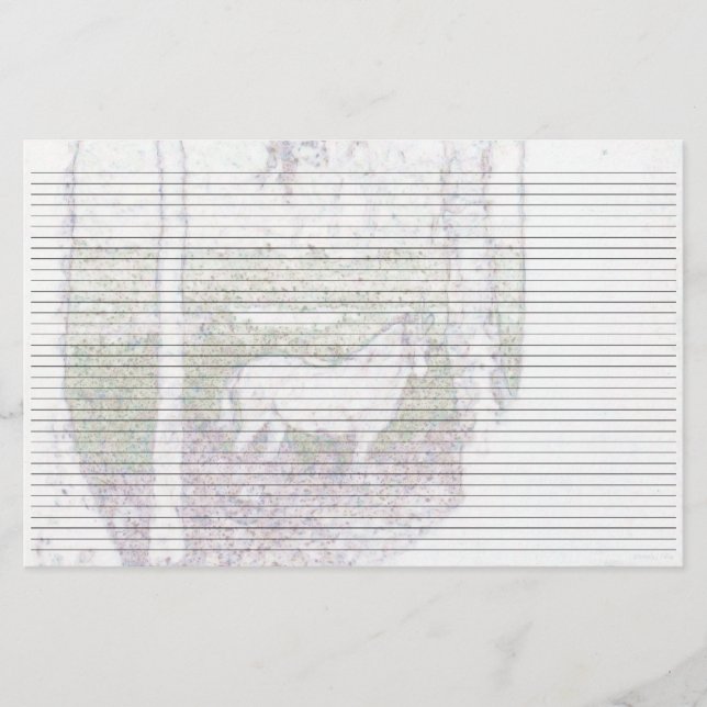Eternal Spring Lined Stationery (Front)