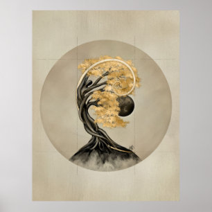 Eternal Transformation - Bonsai Butterfly Spirit Poster