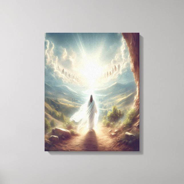Eternal Triumph Through Heaven's Gate Canvas Print (Front)