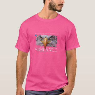 Eternal Vigilance · American Bald Eagle US Flag T-Shirt