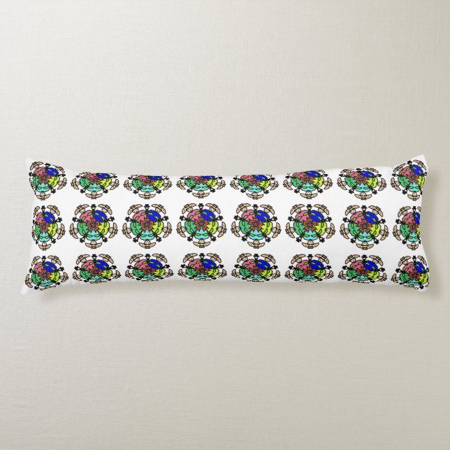 Eternal Zen Garden Body Pillow (Front)