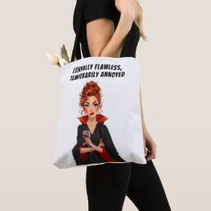 Eternally Flawless Vampire Ms Sass Tote Bag