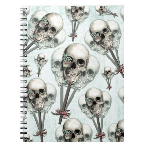Eternally Sweet lollipop skull. Notebook