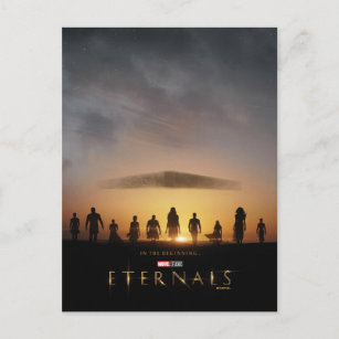 Eternals Sunrise Silhouette Theatrical Poster Postcard