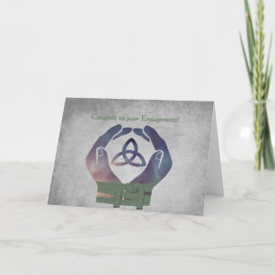 Eternity Engagement Handfasting Blessings Card