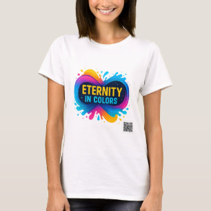 Eternity in Colours Vibrant Infinity Artwork T-Shirt