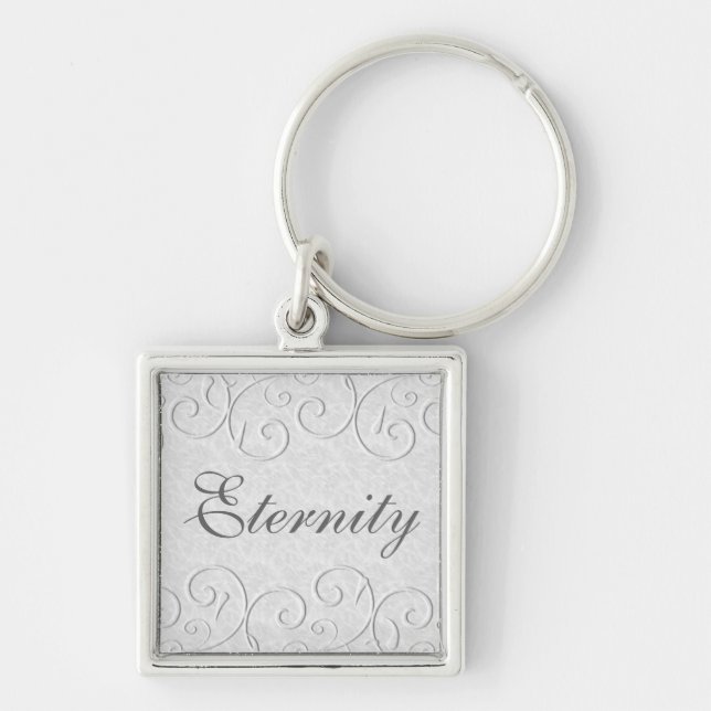 Eternity Keychain - Swirls (Front)