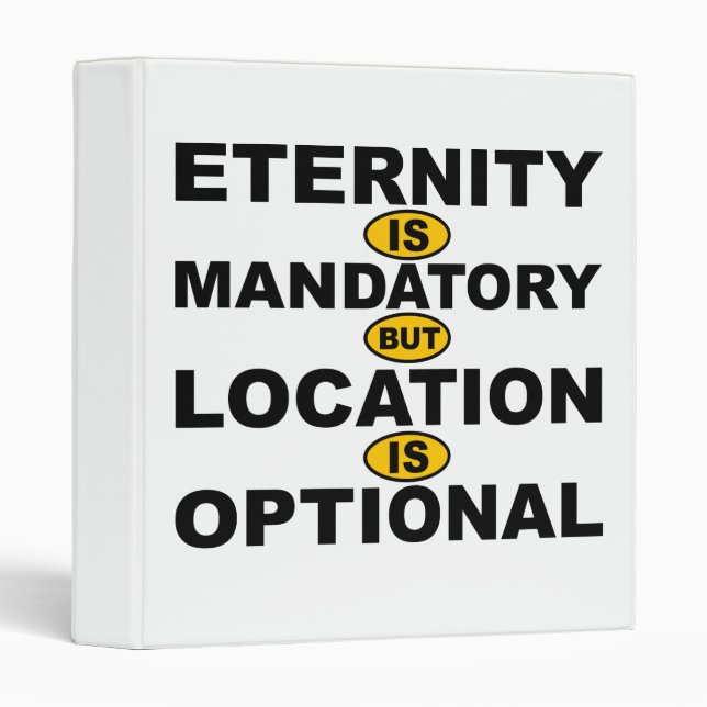 Eternity Mandatory Location Optional Binder (Front/Spine)