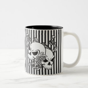 Eternity Skulls Two-Tone Coffee Mug