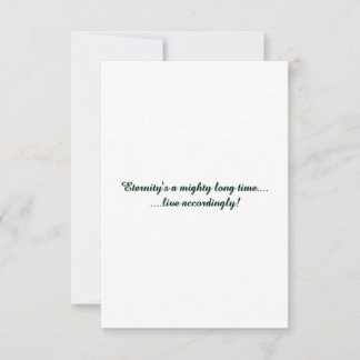 Eternity Thank You Card