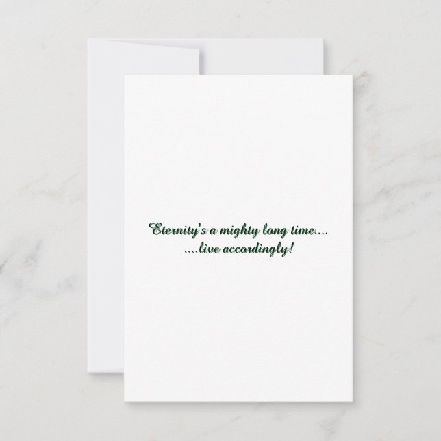 Eternity Thank You Card (Front)