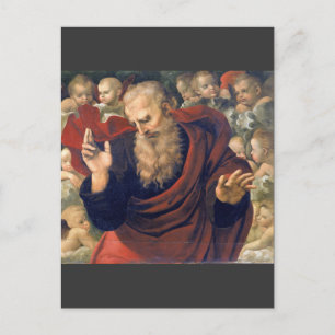 eterno e angeli by Raffaello Sanzio da Urbino Postcard