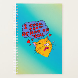 Éternuer Chat Orange Avec Du Texte Amusant