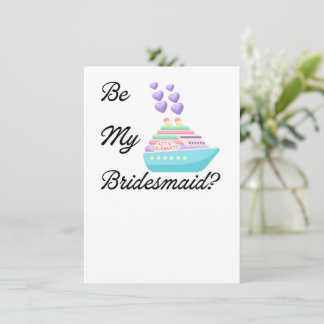 Êtes-vous ma demoiselle d'honneur? Invitation Prop