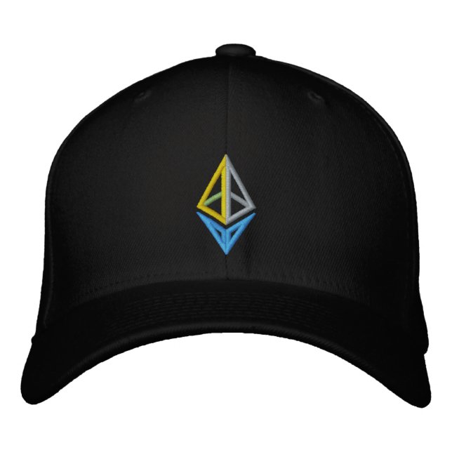 Eth 2.0 Rainbow Diamond Embroidered Hat (Front)