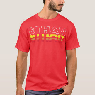 Ethan First Name Funny Vintage Sunset Ethan family T-Shirt