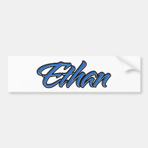 Ethan Name Blue Autocollants