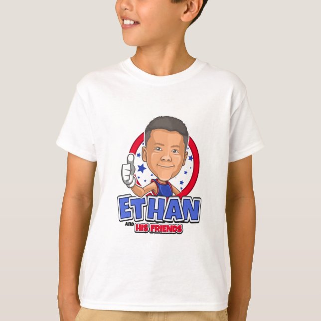 Ethan officiel et son T-shirt d'amis ! (Devant)