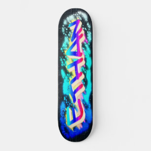 ETHAN Personalized Customized Graffiti Skateboard