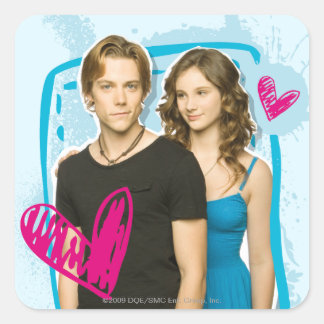 Ethan & Tara Square Sticker