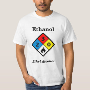 Ethanol MSDS Label T-Shirt