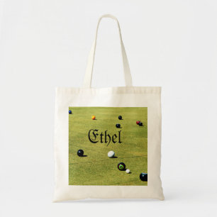 Ethel's Lawn Bowls Action Tote Bag