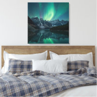 Ethereal Aurora Triptych – Northern Lights Poster 