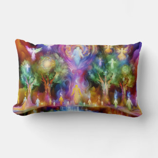 Ethereal awakening lumbar pillow