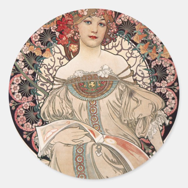 Ethereal Balance Classic Round Sticker (Front)