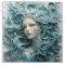 Ethereal Beauty, Detailed Blue-haired Mermaid
