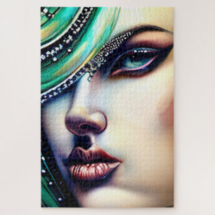 Ethereal Beauty Sparkly Jewels Jigsaw Puzzle