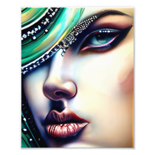 Ethereal Beauty Sparkly Jewels Photo Print