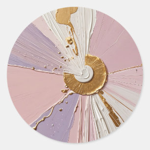 Ethereal Bloom Classic Round Sticker