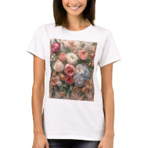Ethereal Bloom Harmony: Soft Pastel Couture Floral