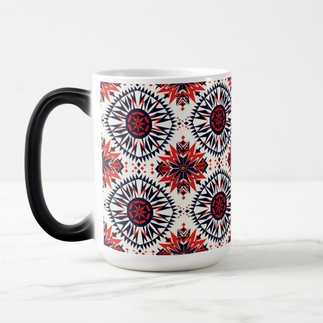 Ethereal Blue "Cosmic Interlock" Magic Colour-Chan Mug (Left)