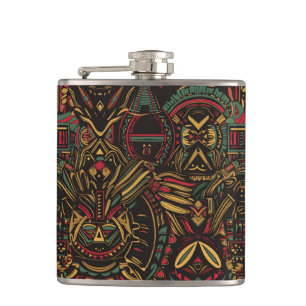 Ethereal Blue "Cosmic Interlock" Mystical Flask