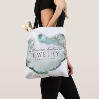 Ethereal Blue Green Agate Jewellery Designer
