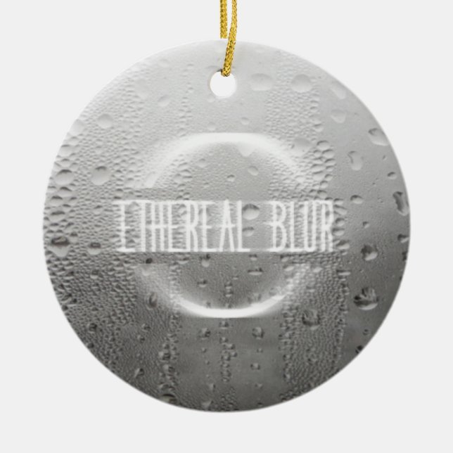 ethereal blur ceramic ornament (Front)