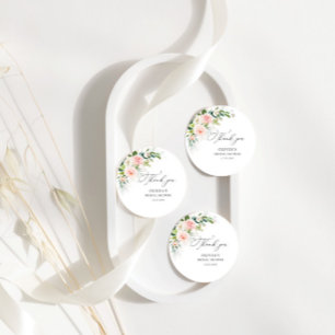 Ethereal Blush Pink Roses Bridal Shower Gift Tag