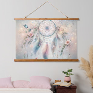 Ethereal Boho Dreamcatcher Hanging Tapestry