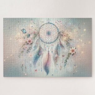 Ethereal Boho Dreamcatcher  Jigsaw Puzzle