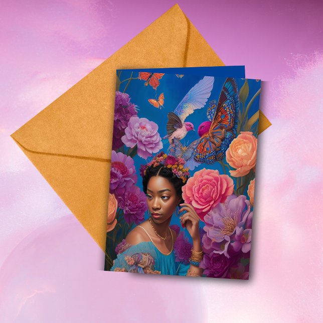 Ethereal Bridesmaid Proposal Thank You Fantasy AI Card (Creator Uploaded)