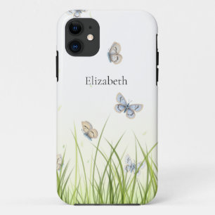 Ethereal Butterflies in the Meadow Personalized iPhone 11 Case