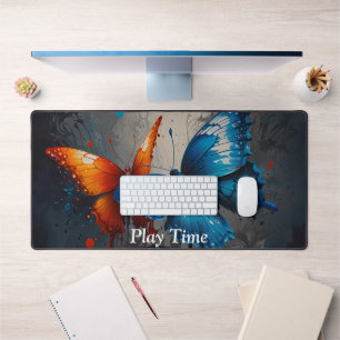 Ethereal Butterfly Dance Work Space  Desk Mat