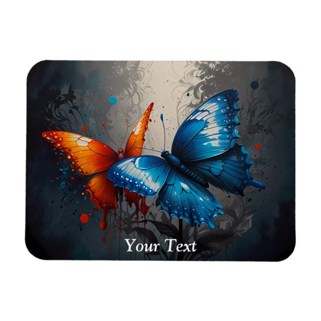 Ethereal Butterfly Dance Work Space  Magnet (Horizontal)