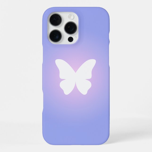 Ethereal Butterfly Glow iPhone Case (Back)