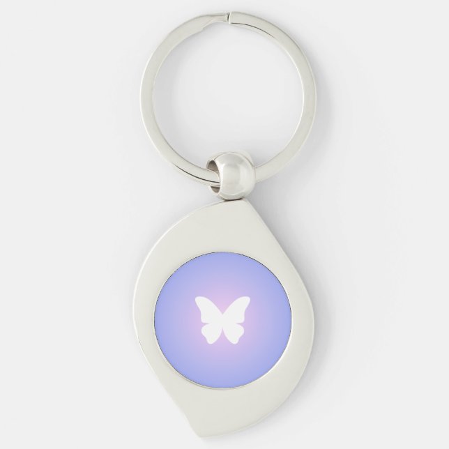 Ethereal Butterfly Glow Keychain (Front)